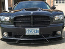 2006-10 Charger SE/SXT/RT/SRT8 - 2PC Front Splitter - Aluminum Composite