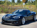 2006-13 Corvette ZR1 - 2PC Front Splitter - Aluminum Composite