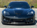 2006-13 Corvette ZR1 - 2PC Front Splitter - Aluminum Composite