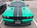 2008-14 Challenger RT SXT - 2PC Front Splitter - Aluminum Composite