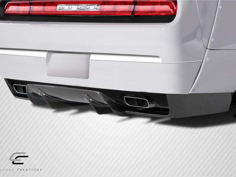 2008-14 Challenger - Circuit Rear Valance Diffuser - Carbon Fiber