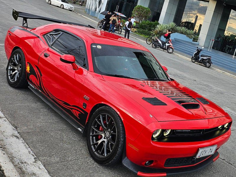 2008-15 Challenger - GTC-300 Adjustable 67" Wing Spoiler - Carbon Fiber