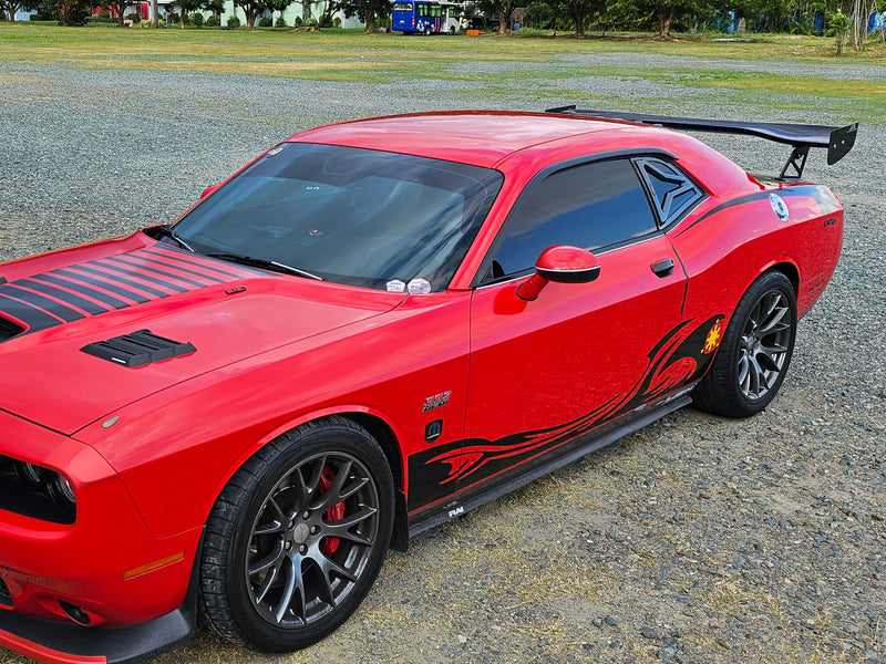2008-15 Challenger - GTC-300 Adjustable 67" Wing Spoiler - Carbon Fiber