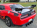 2008-15 Challenger - GTC-300 Adjustable 67" Wing Spoiler - Carbon Fiber