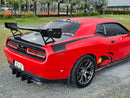 2008-15 Challenger - GTC-300 Adjustable 67" Wing Spoiler - Carbon Fiber
