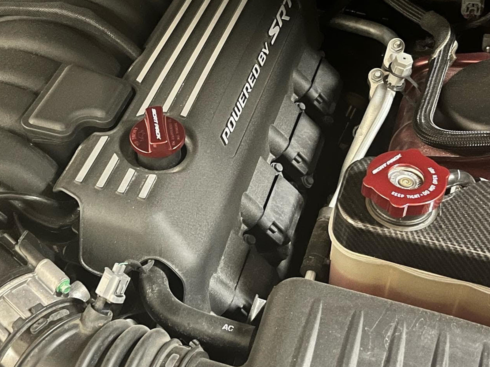 Red Aluminium Alloy CNC Radiator Cap Cover Trim For Red Aluminium Alloy CNC Radiator Cap Cover Trim For