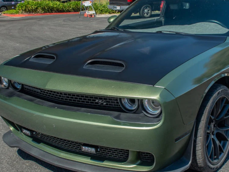 2008-24 Challenger - Hellcat RedEye Style Hood - Aluminum