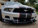 2010-12 Mustang Stillen Lip - 2PC Front Splitter - Aluminum Composite
