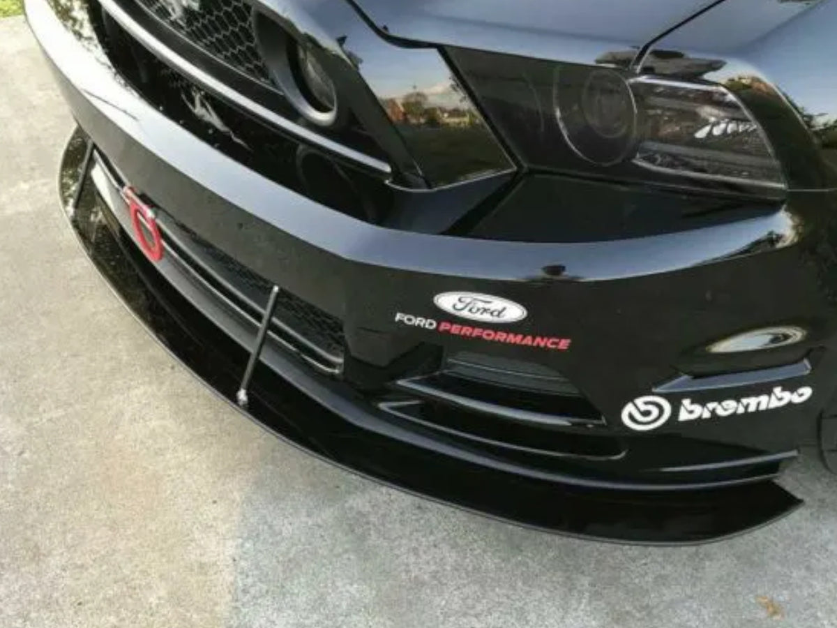 2010-14 Mustang - 2PC Front Splitter - Aluminum Composite
