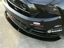 2010-14 Mustang - 2PC Front Splitter - Aluminum Composite