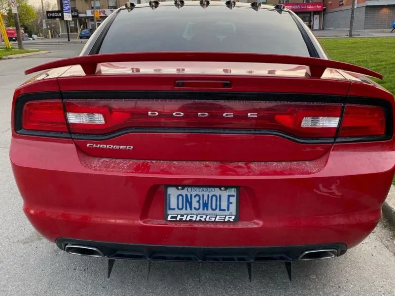 2011-14 Charger - Rear Diffuser - Aluminum Composite