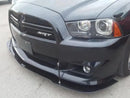 2011-14 Charger SRT/SRT8 - 2PC Front Splitter - Aluminum Composite