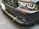 2011-14 Charger SRT/SRT8 - 2PC Front Splitter - Aluminum Composite