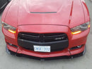2011-14 Charger SRT/SRT8 - 2PC Front Splitter - Aluminum Composite
