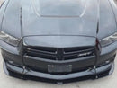 2011-14 Charger SRT/SRT8 - 2PC Front Splitter - Aluminum Composite