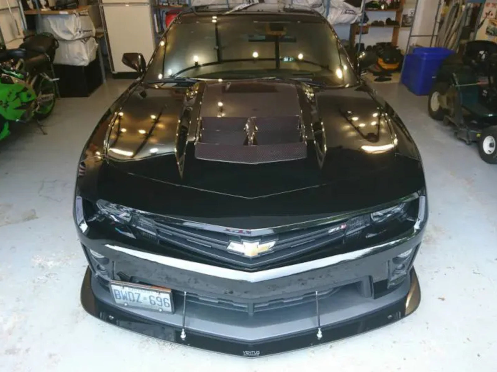 2012-15 Camaro ZL1 - 2PC Front Splitter - Aluminum Composite