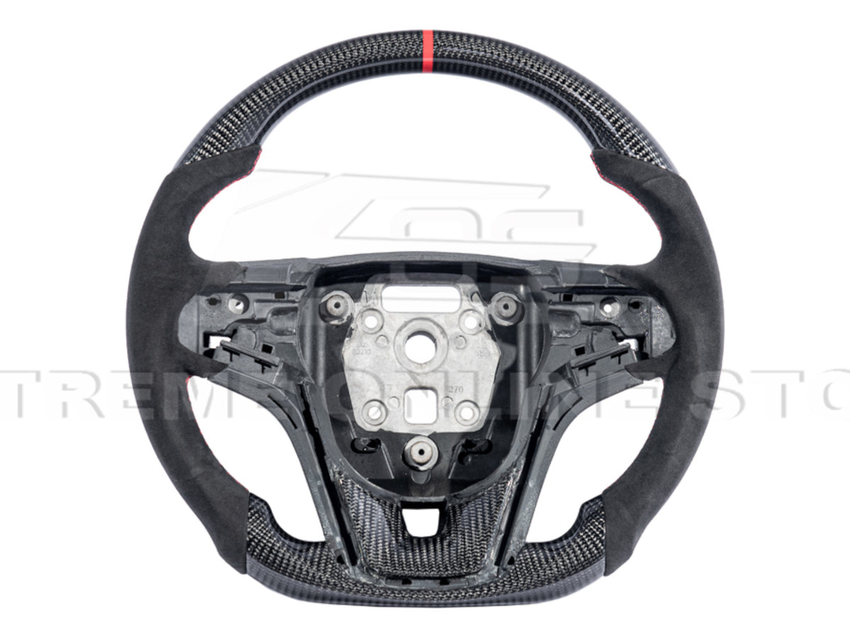 2012-15 Camaro - Steering Wheel Alcantara/Leather - Carbon Fiber