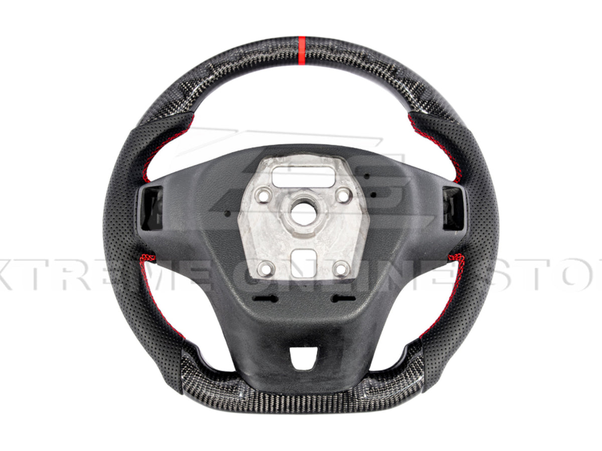 2012-15 Camaro - Steering Wheel Alcantara/Leather - Carbon Fiber