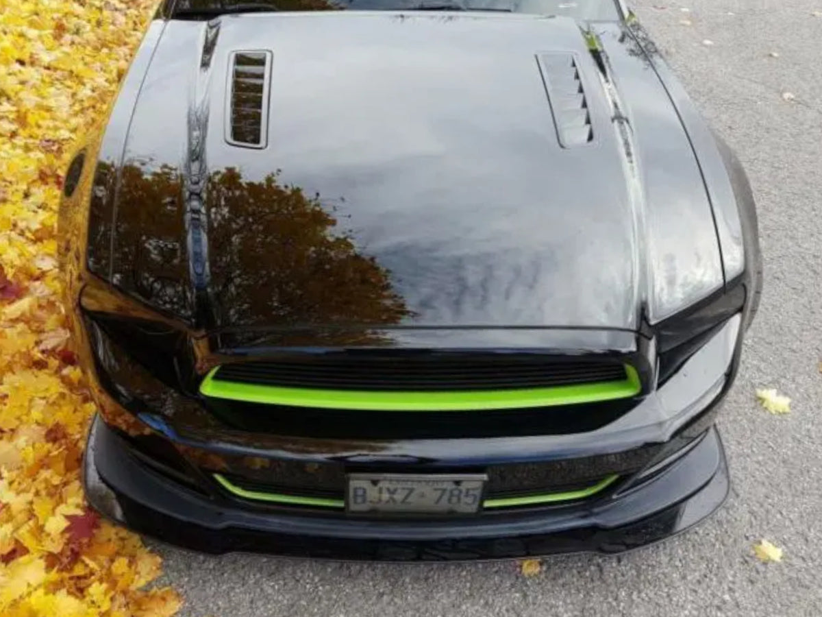 2013-14 Mustang California Special/BOSS 302 - 2PC Front Splitter - Aluminum Composite
