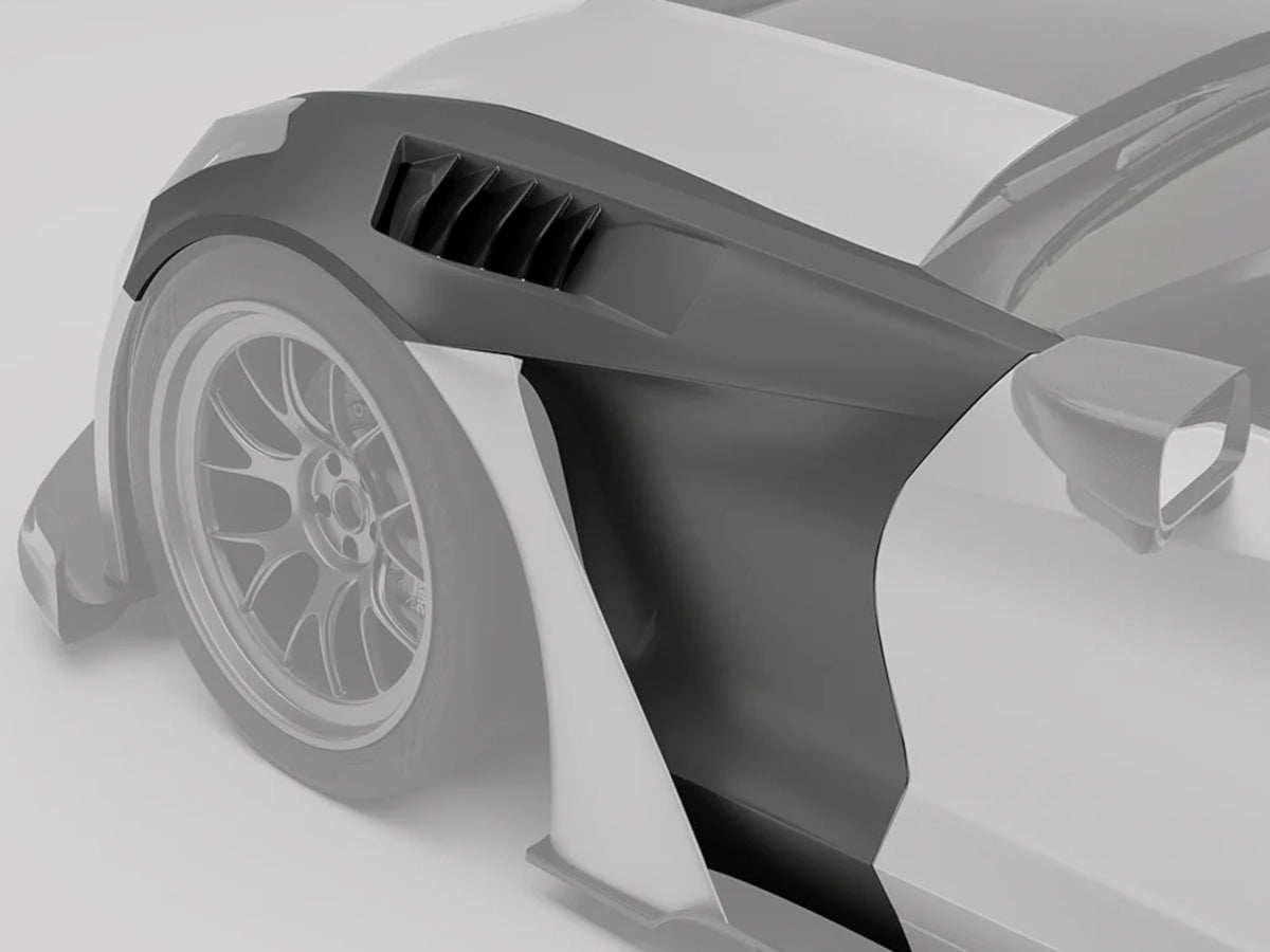 2014-19 Corvette - RevoZport Front Fenders - Carbon Fiber