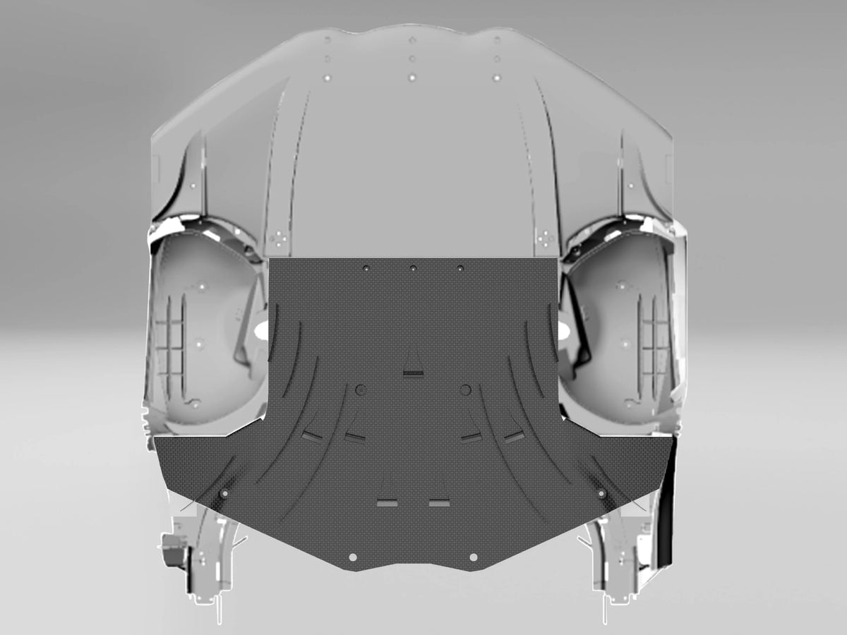 2014-19 Corvette - RevoZport Mid-Splitter - Carbon Fiber