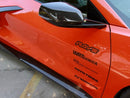 2020-25 Corvette - Side Skirts - Carbon Fiber