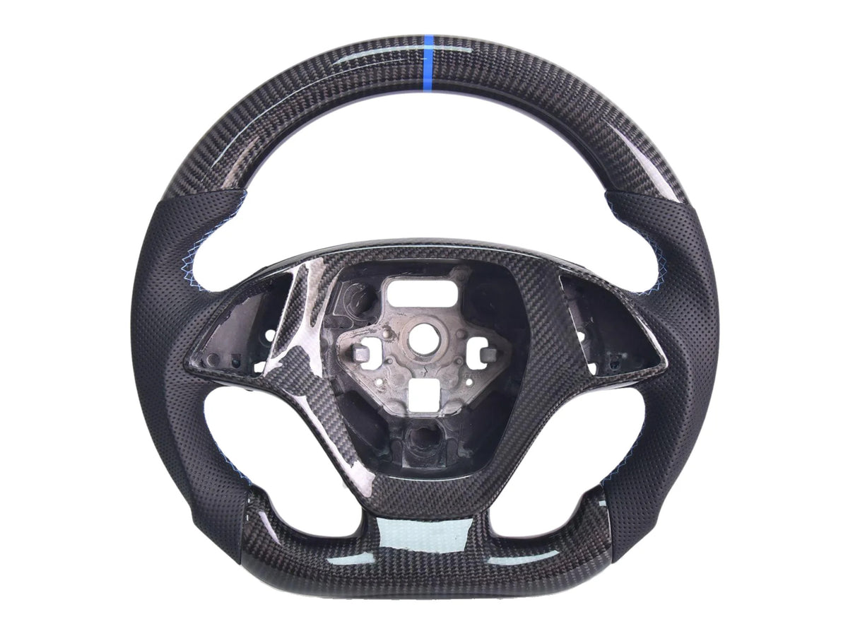 2014-19 Corvette - Steering Wheel Perforated Leather - Carbon Fiber