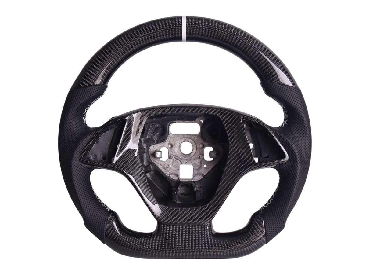 2014-19 Corvette - Steering Wheel Perforated Leather - Carbon Fiber