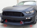 2015-17 Mustang GT350 - 2PC Front Splitter - Aluminum Composite