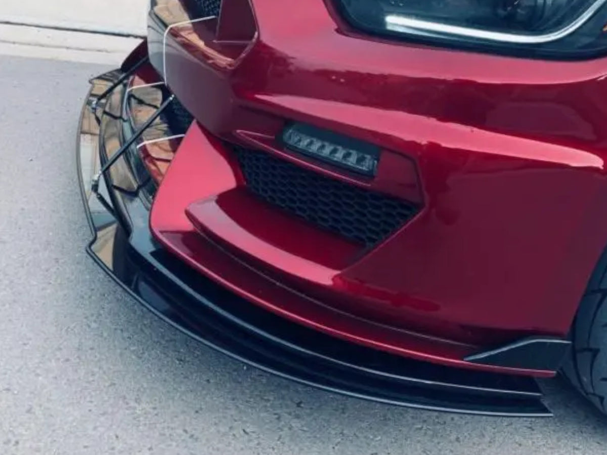 2015-17 Mustang GT350 - 2PC Front Splitter - Aluminum Composite