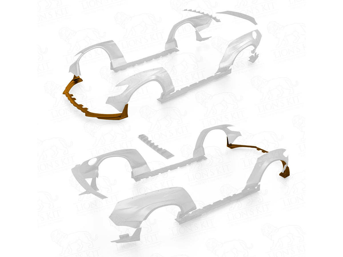 2015-17 Mustang - Front Lip Splitter V1