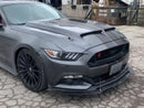 2015-17 Mustang Non Performance Pack - 2PC Front Splitter - Aluminum Composite