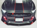 2015-17 Mustang Performance Pack - 2PC Front Splitter - Aluminum Composite