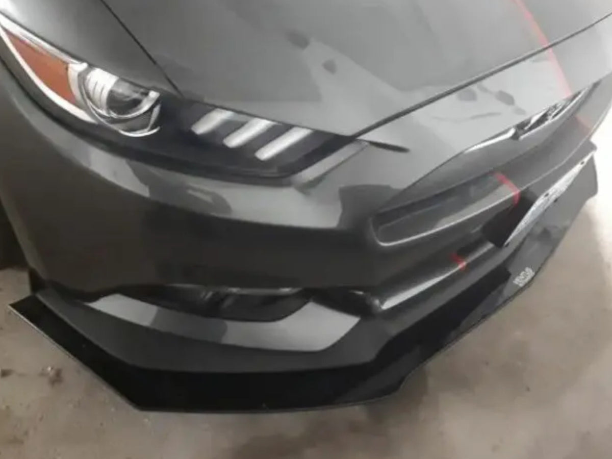 2015-17 Mustang Performance Pack - 2PC Front Splitter - Aluminum Composite