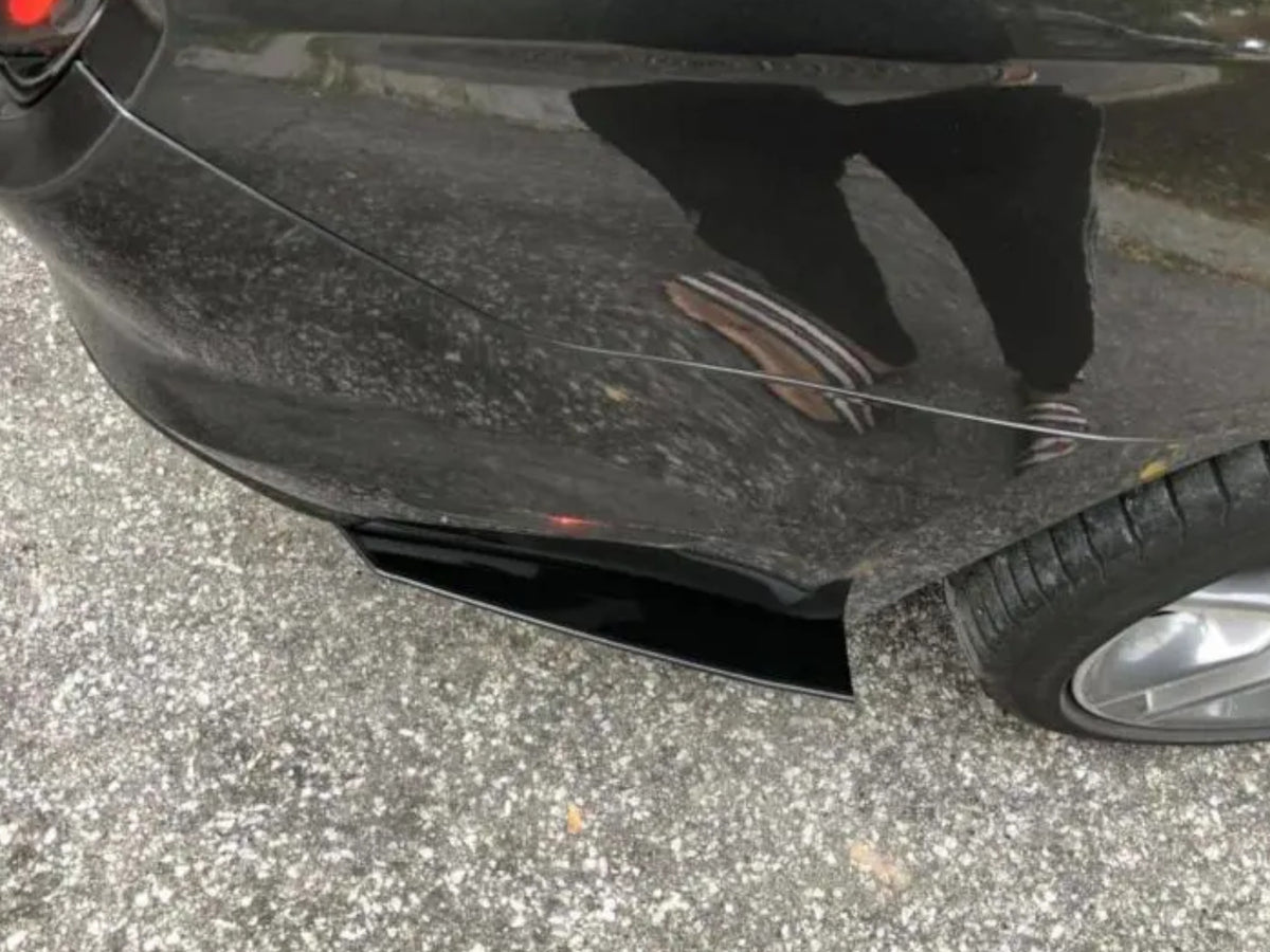 2015-17 Mustang - Rear Side Splitters - Aluminum Composite
