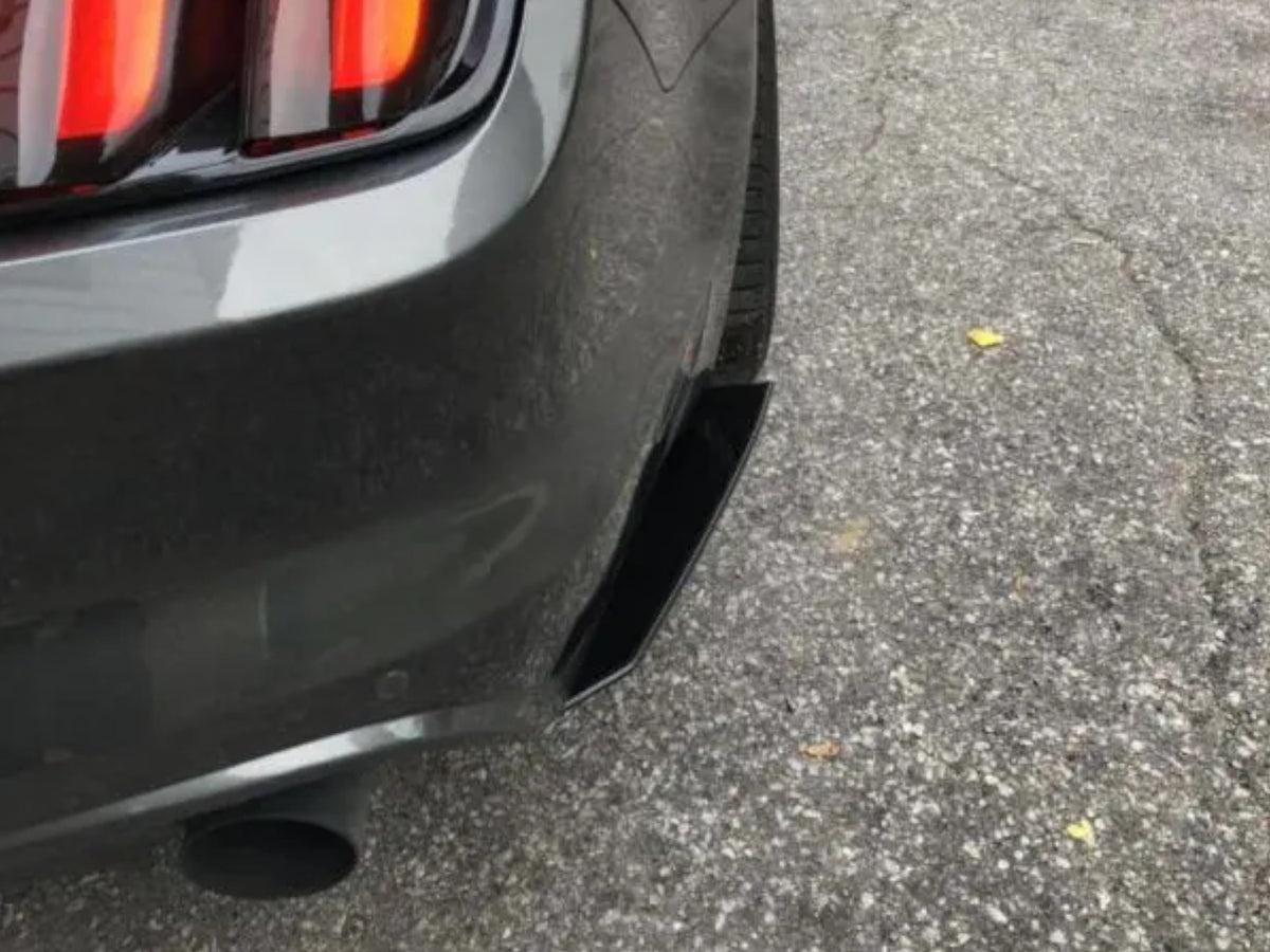 2015-17 Mustang - Rear Side Splitters - Aluminum Composite