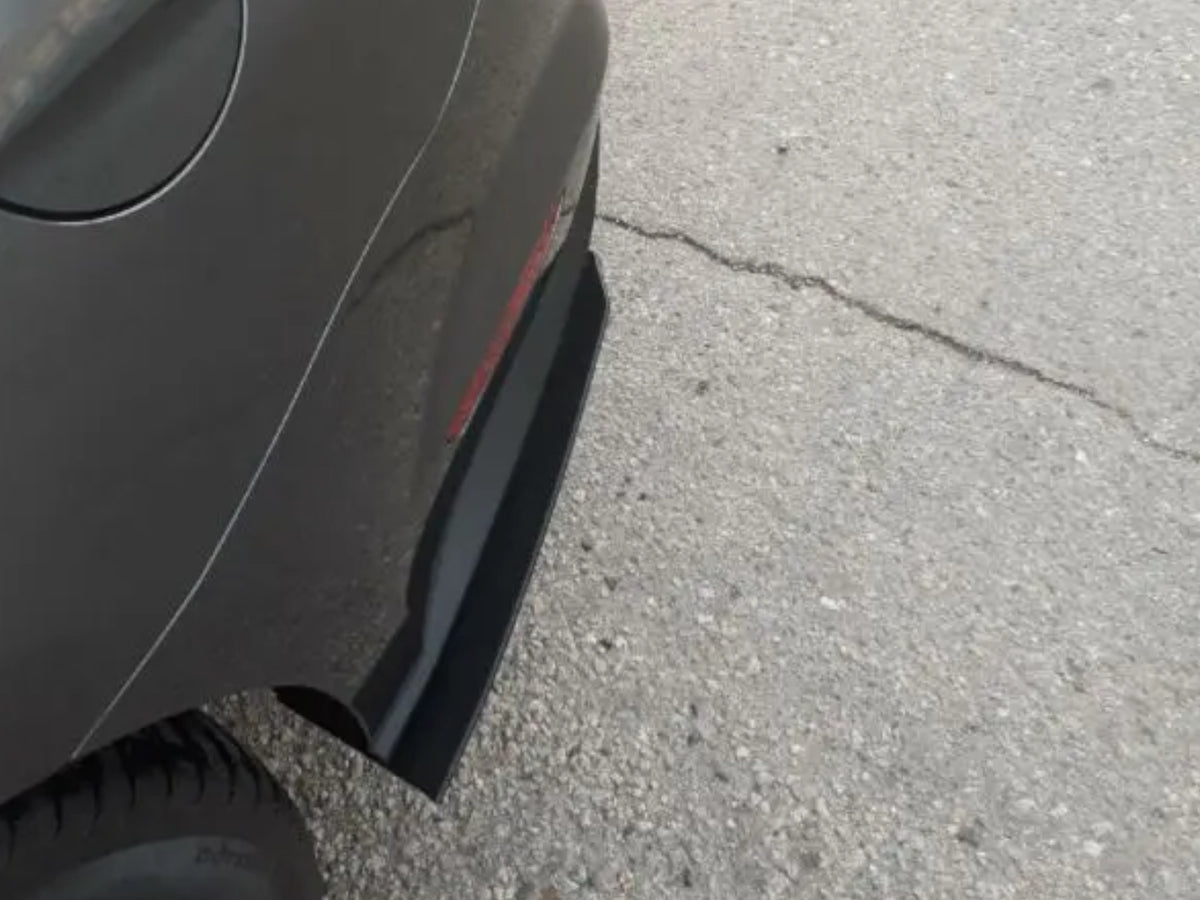 2015-17 Mustang - Rear Side Splitters - Aluminum Composite