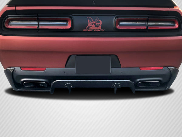 2015-23 Challenger - Circuit Rear Valance Diffuser - Carbon Fiber