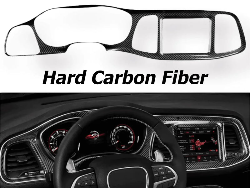 2015-23 Challenger - Dash Trim Cover - Carbon Fiber