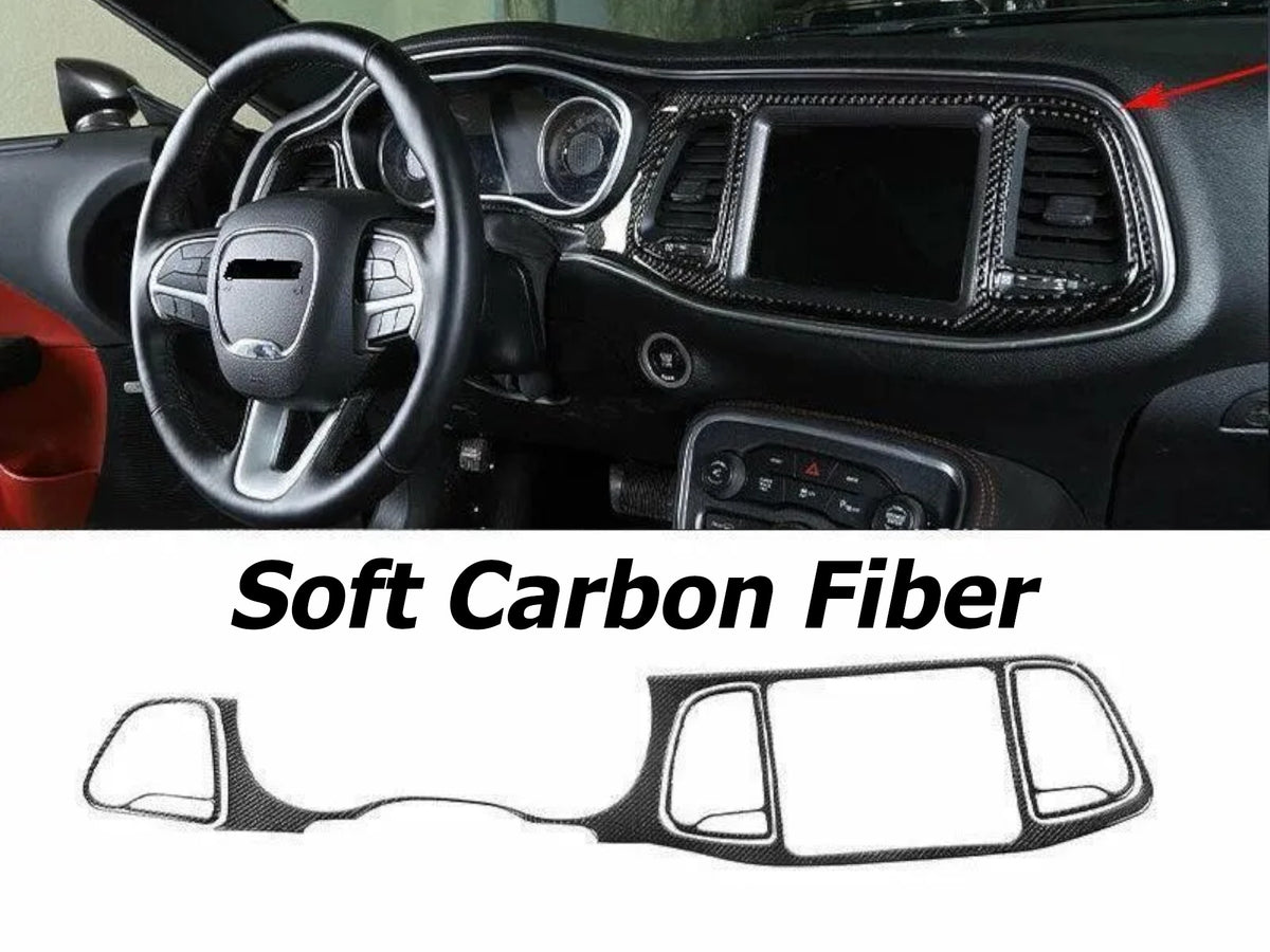 2015-23 Challenger - Dash Trim Cover - Carbon Fiber