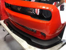 2015-23 Challenger Hellcat - 2PC Front Splitter - Aluminum Composite