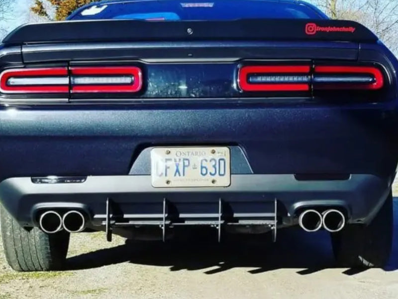 2015-23 Challenger - Rear Diffuser - Aluminum Composite