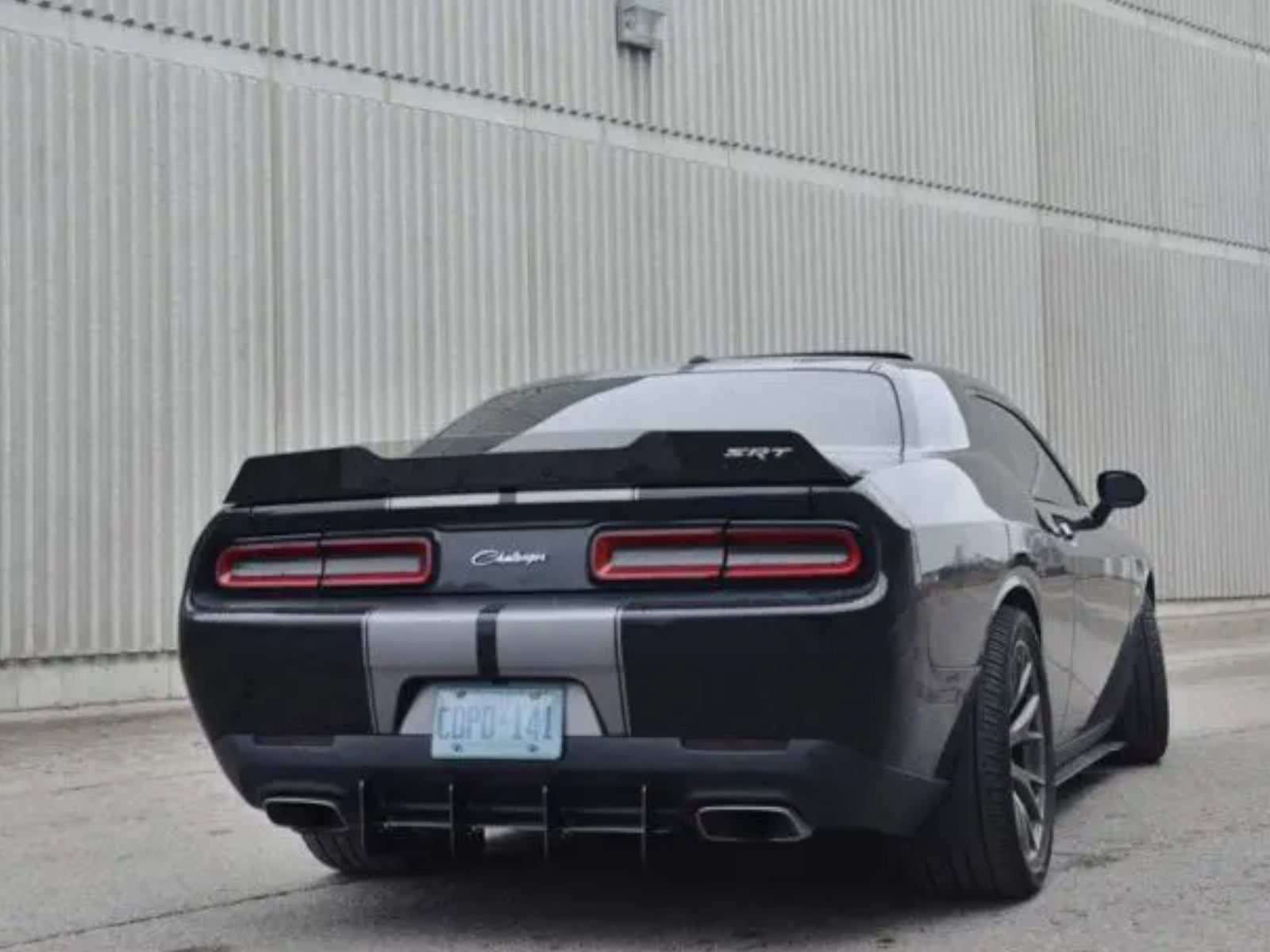 2015-23 Challenger - Rear Diffuser - Aluminum Composite