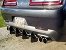 2015-23 Challenger - Rear Diffuser - Aluminum Composite