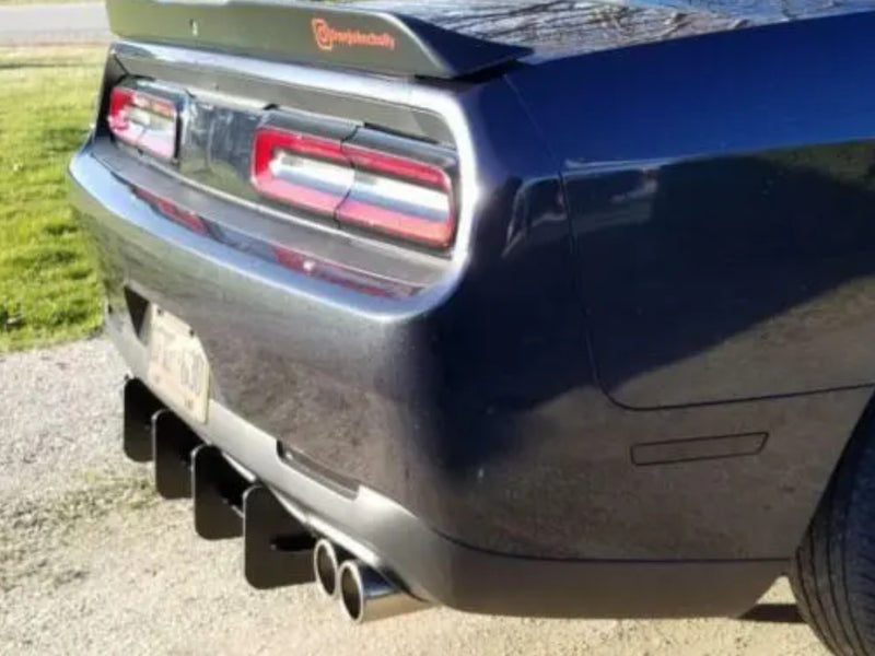 2015-23 Challenger - Rear Diffuser - Aluminum Composite