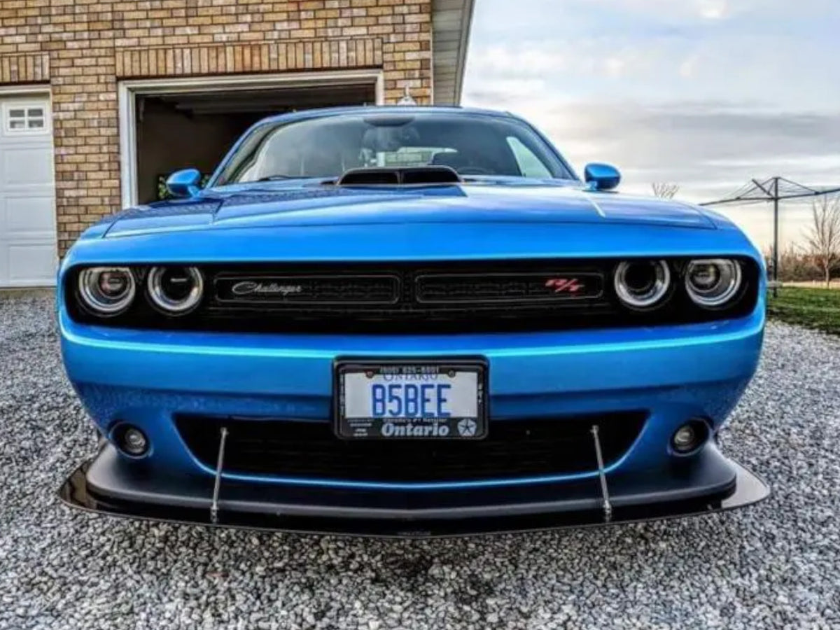 2015-23 Challenger SRT Scat Pack 392 GT - 2PC Front Splitter - Aluminum Composite