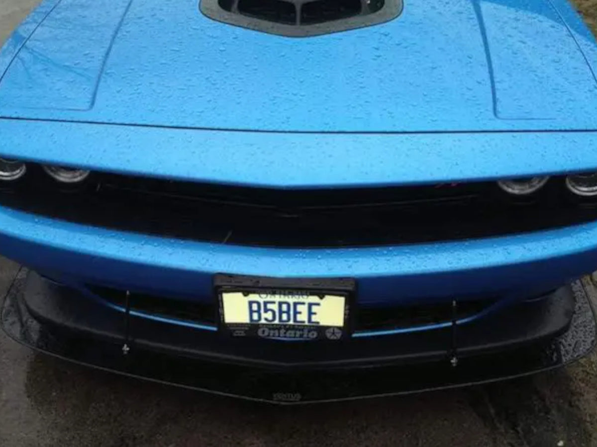 2015-23 Challenger SRT Scat Pack 392 GT - 2PC Front Splitter - Aluminum Composite