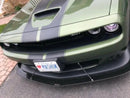 2015-23 Challenger SRT Scat Pack 392 GT - 2PC Front Splitter - Aluminum Composite