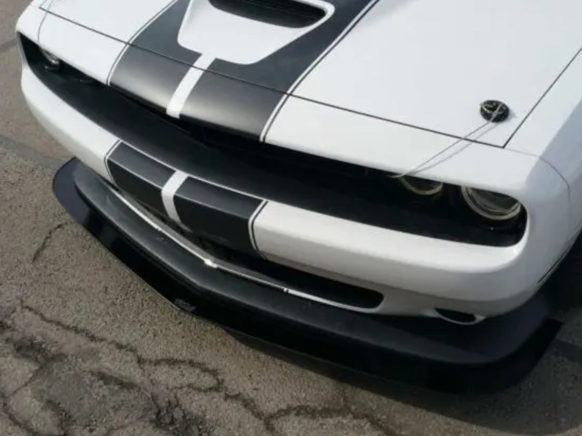 2015-23 Challenger SRT Scat Pack 392 GT - 2PC Front Splitter - Aluminum Composite