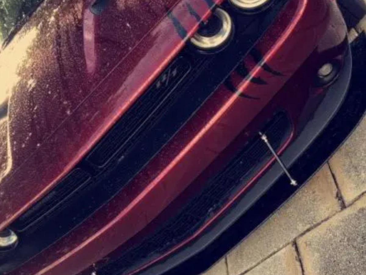 2015-23 Challenger SXT RT - 2PC Front Splitter - Aluminum Composite